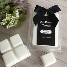 Load image into Gallery viewer, Made with love, our cruelty-free, vegan wax is hand-poured to create smooth and creamy melts that are both highly scented and long-lasting. Our six-piece clamshell melts are available in our full range of fragrances, packaged in recycled materials and dressed in an elegant black bow.