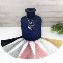 Load image into Gallery viewer, This luxury Navy geometric reed diffuser is available in a wide range of carefully selected fragrances. Housed in a beautiful high-quality moulded glass bottle that holds a large 200ml of fragrance.