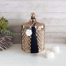 Load image into Gallery viewer, Geo Wax Melt Vessel - Rose Gold