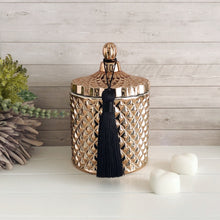 Load image into Gallery viewer, Geo Wax Melt Vessel - Rose Gold