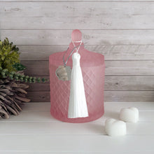 Load image into Gallery viewer, Geo Wax Melt Vessel - Frosted Pink