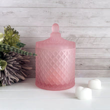Load image into Gallery viewer, Geo Wax Melt Vessel - Frosted Pink