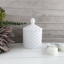 Load image into Gallery viewer, Geo Tea-light Vessel - White