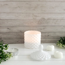 Load image into Gallery viewer, Geo Tea-light Vessel - White