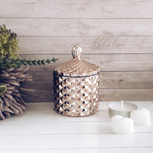Load image into Gallery viewer, Geo Tea-light Vessel - Rose Gold