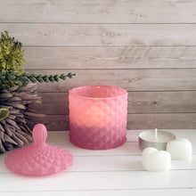 Load image into Gallery viewer, Geo Tea-light Vessel - Pink