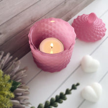 Load image into Gallery viewer, Geo Tea-light Vessel - Pink