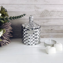 Load image into Gallery viewer, Geo Tea-light Vessel - Silver