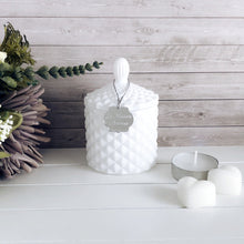 Load image into Gallery viewer, Geo Tea-light Vessel - White